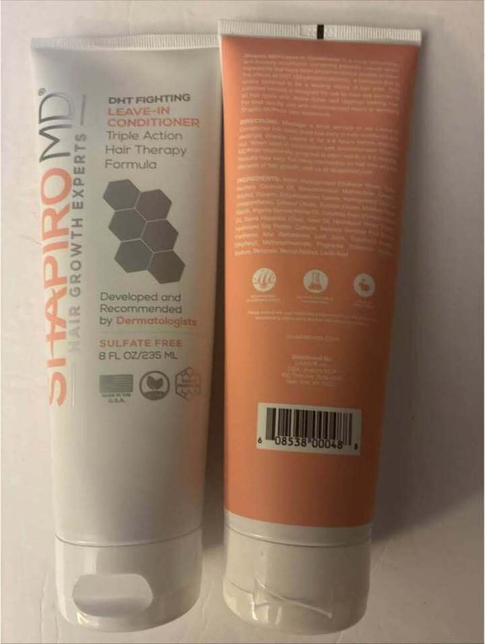 Shapiro DHT Fighting Leave-In Conditioner x 2